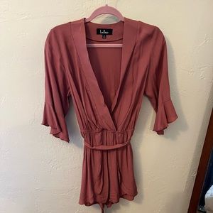 Lulu’s Ruffle Trim Romper
